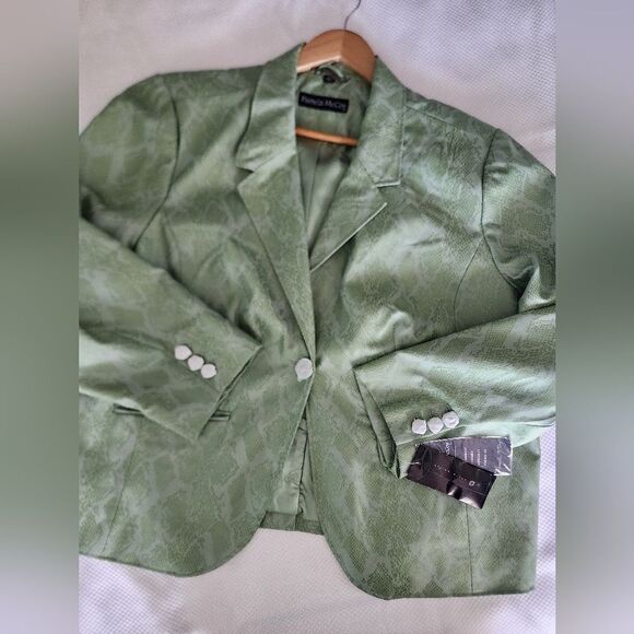 Pamela McCoy sneak print blazer sport jacket contemporary new with tags - Picture 16 of 16